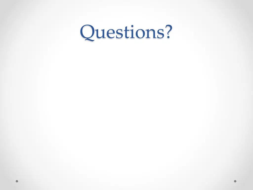 questions