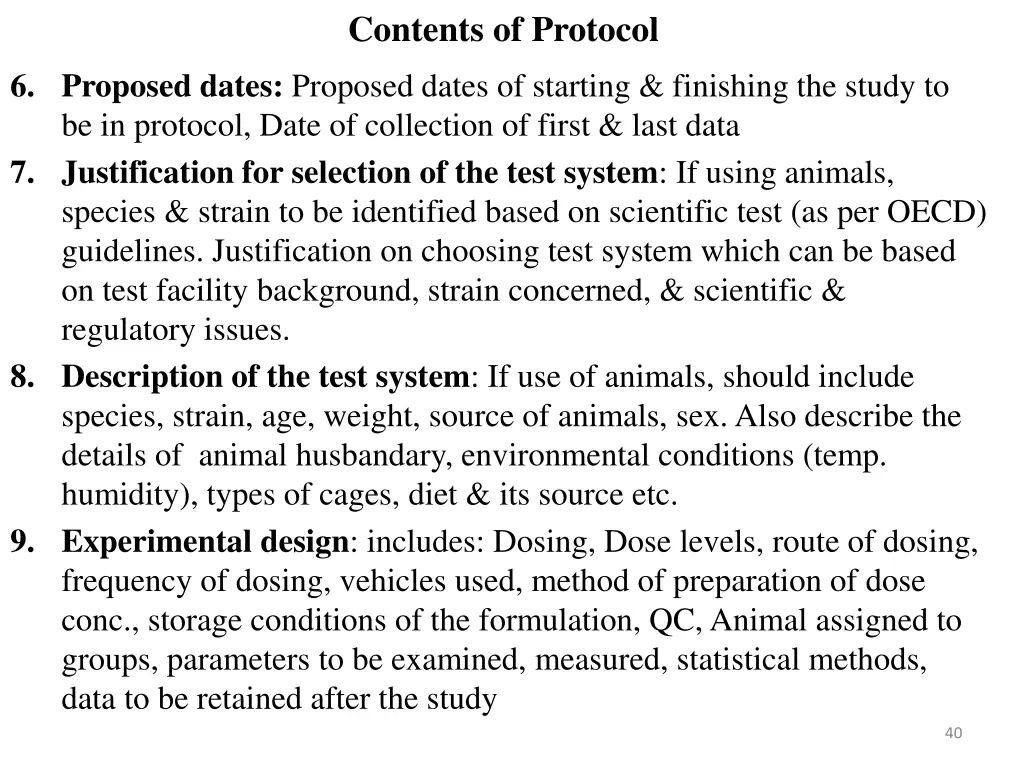 contents of protocol 1
