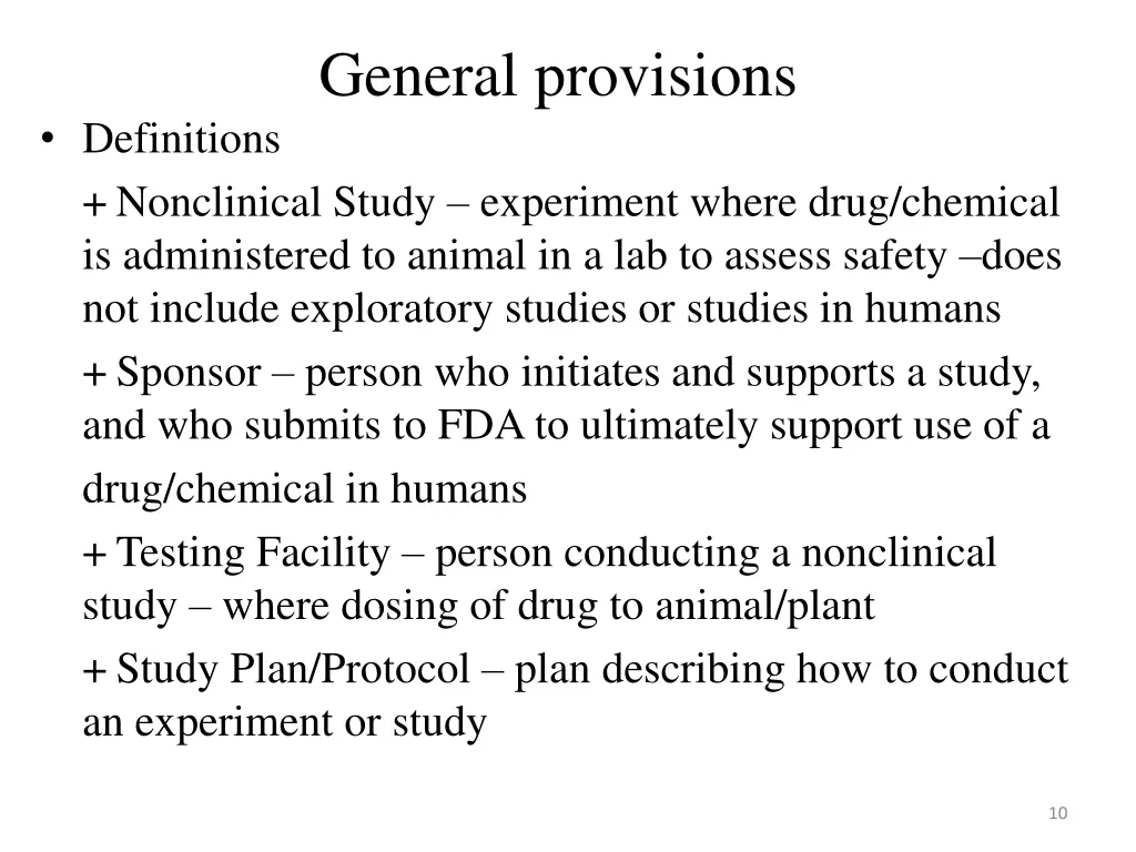 general provisions 1