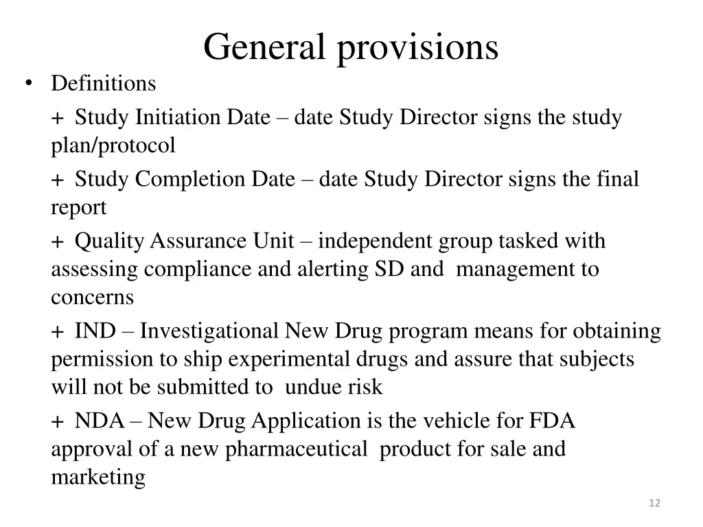 general provisions 3
