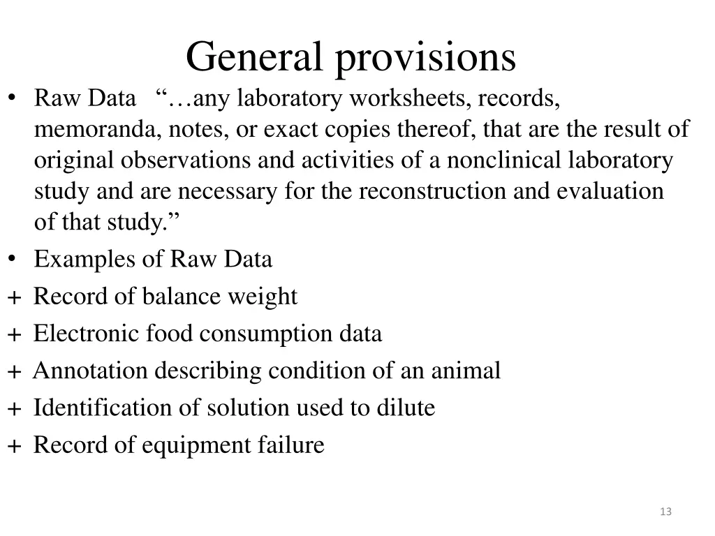 general provisions 4