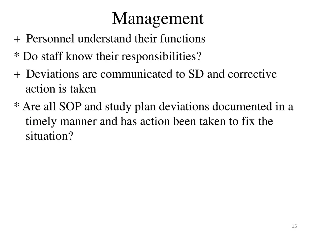 management