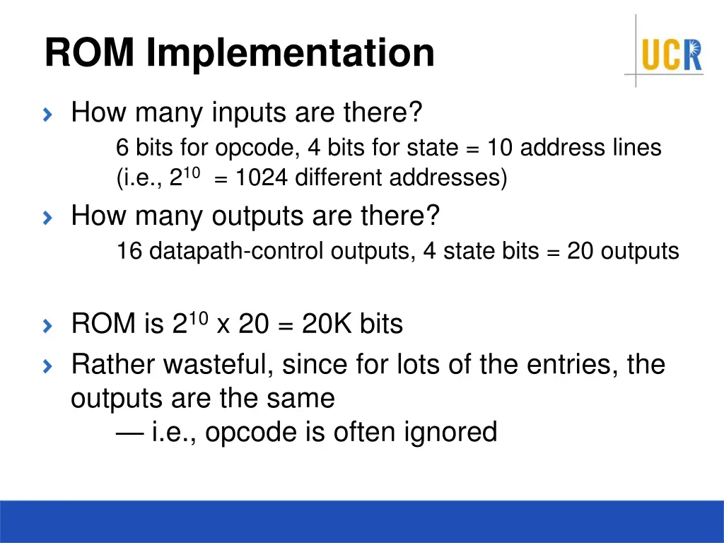 rom implementation 1