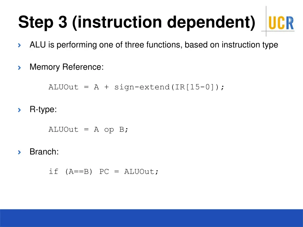 step 3 instruction dependent