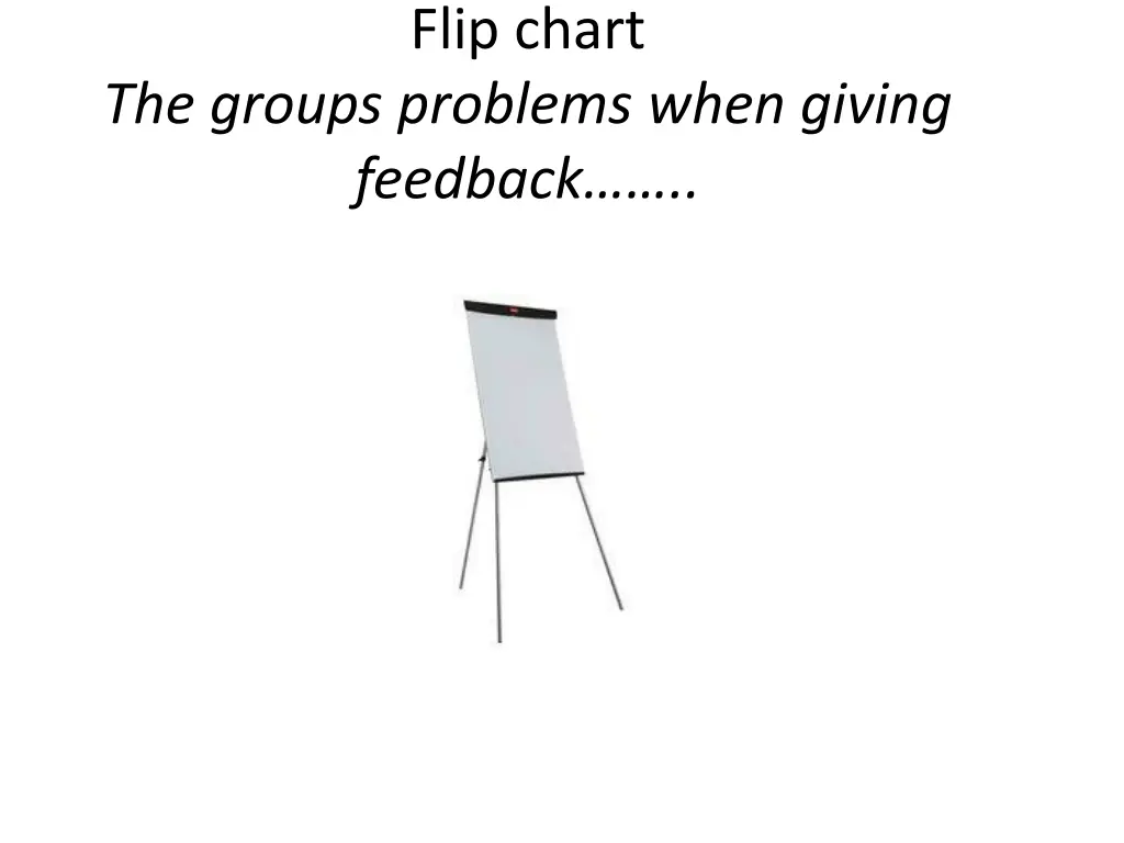 flip chart
