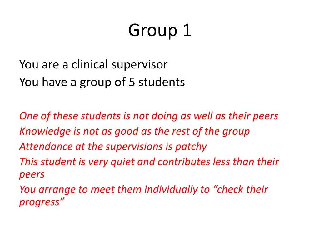 group 1
