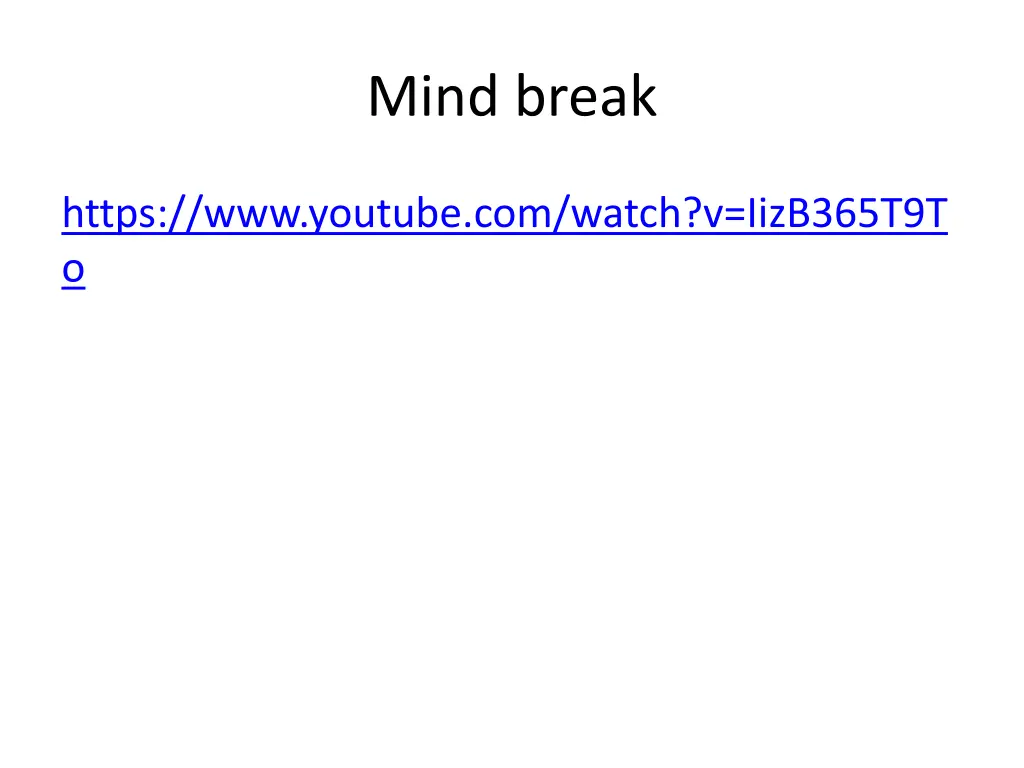 mind break