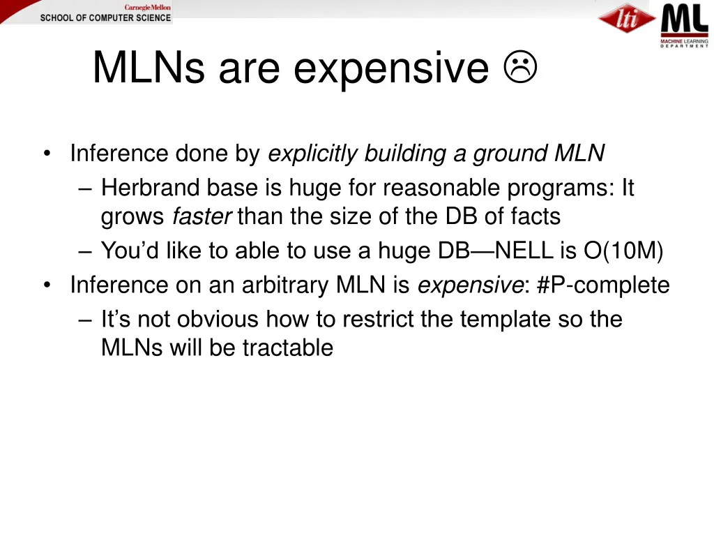 mlns are expensive