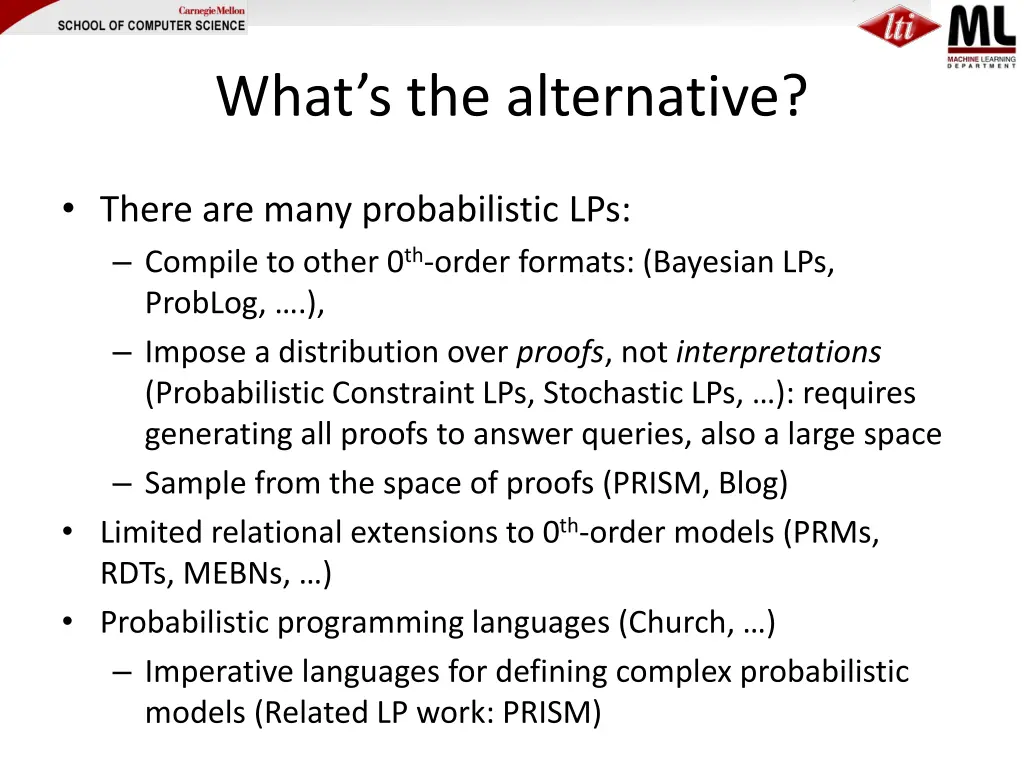 what s the alternative