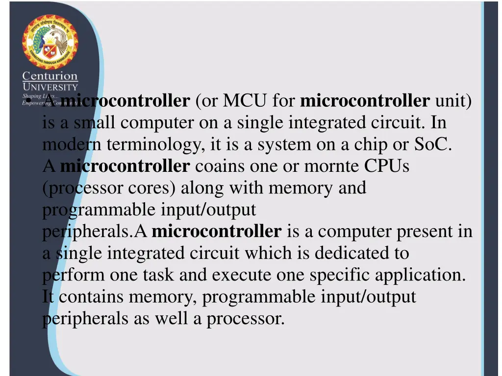 a microcontroller or mcu for microcontroller unit