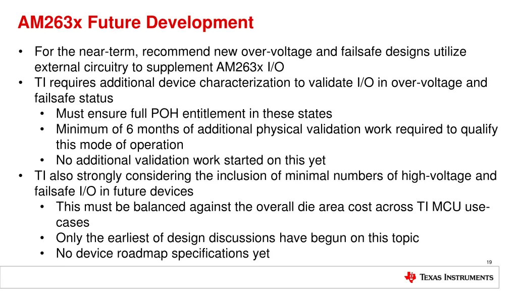 am263x future development