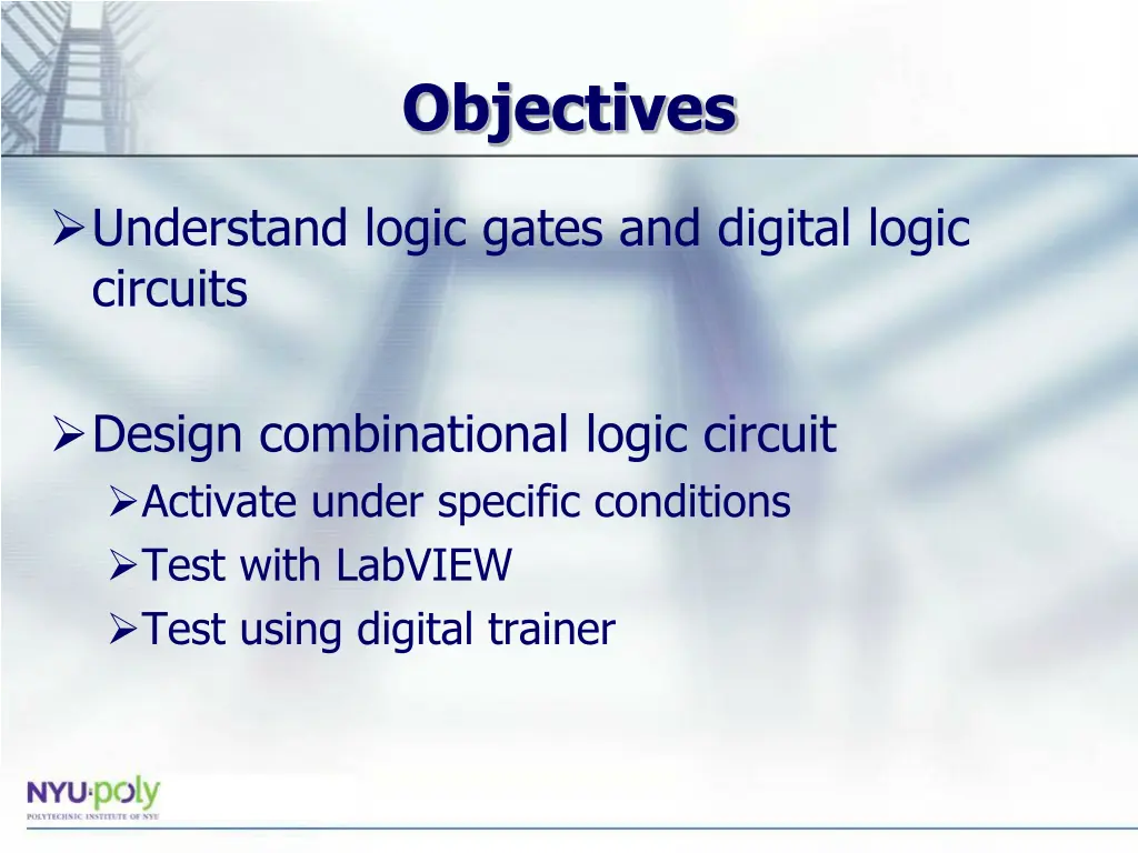 objectives