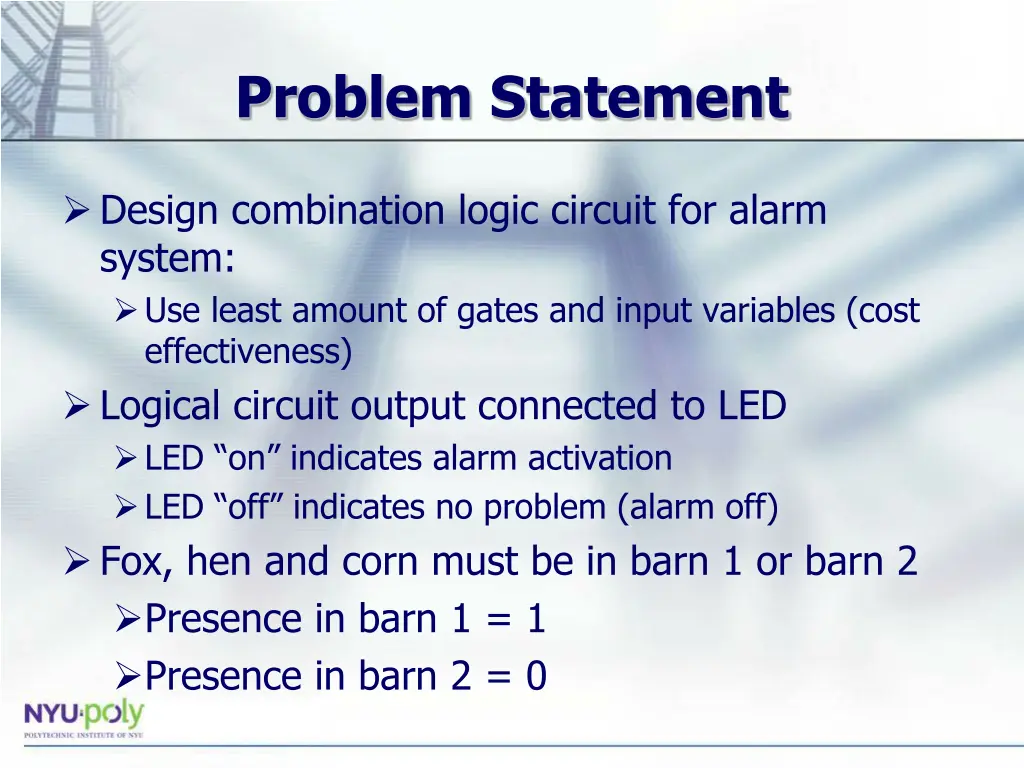 problem statement