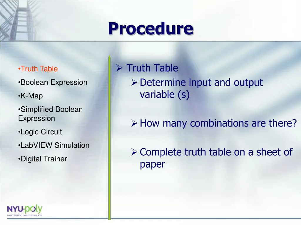 procedure