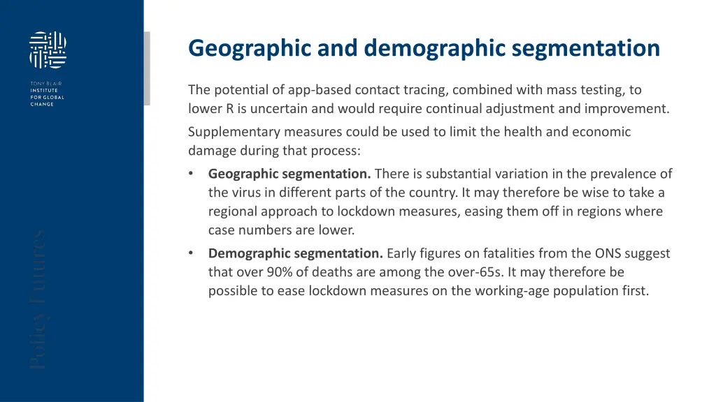 geographic and demographic segmentation