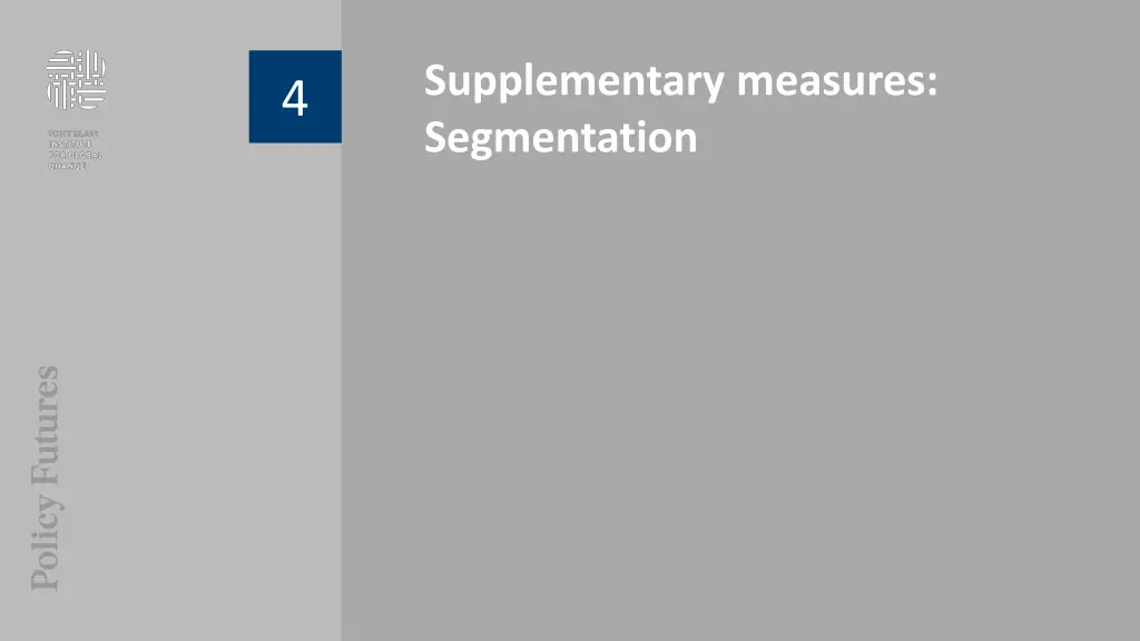 supplementary measures segmentation