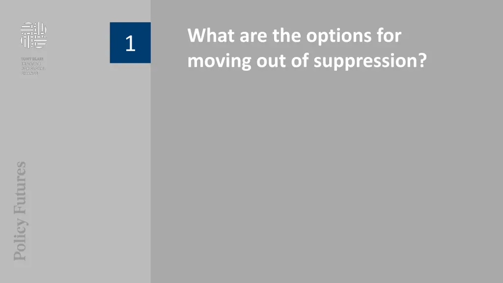 what are the options for moving out of suppression