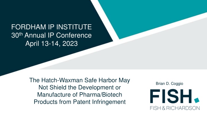 fordham ip institute 30 th annual ip conference