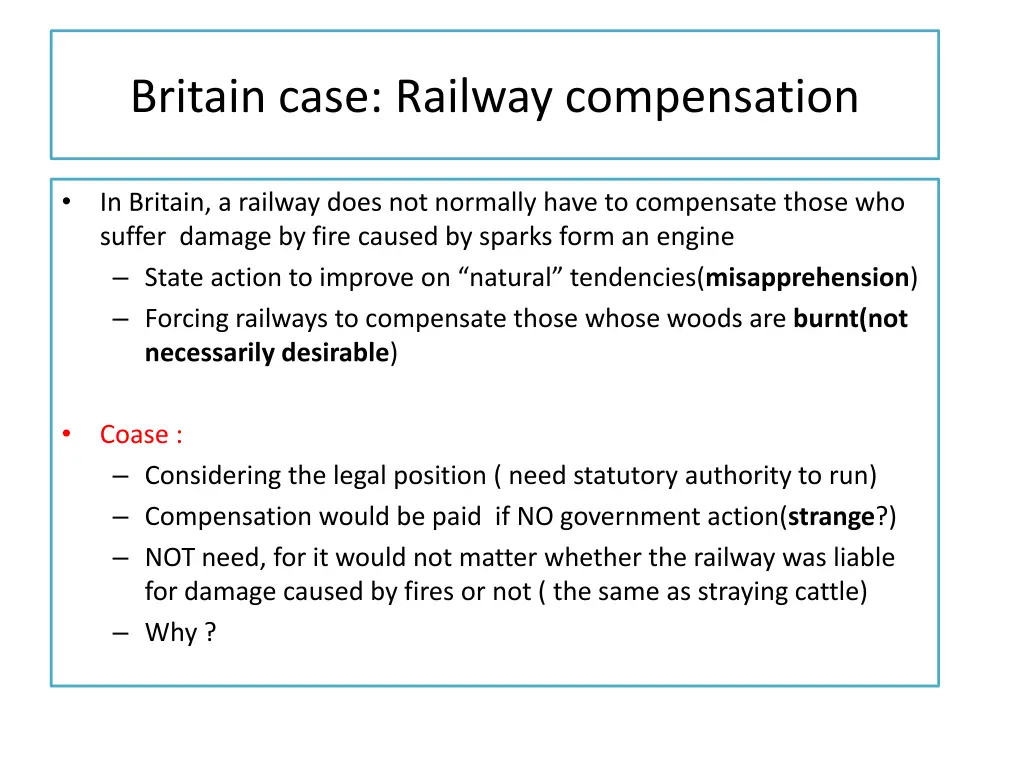 britain case railway compensation