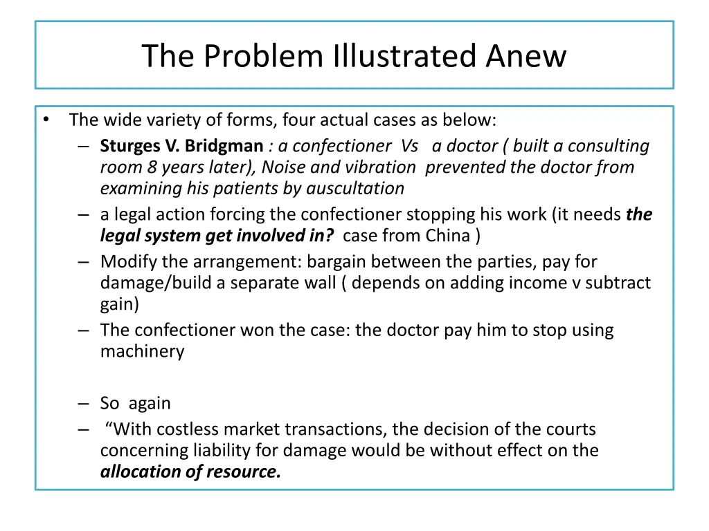 the problem illustrated anew