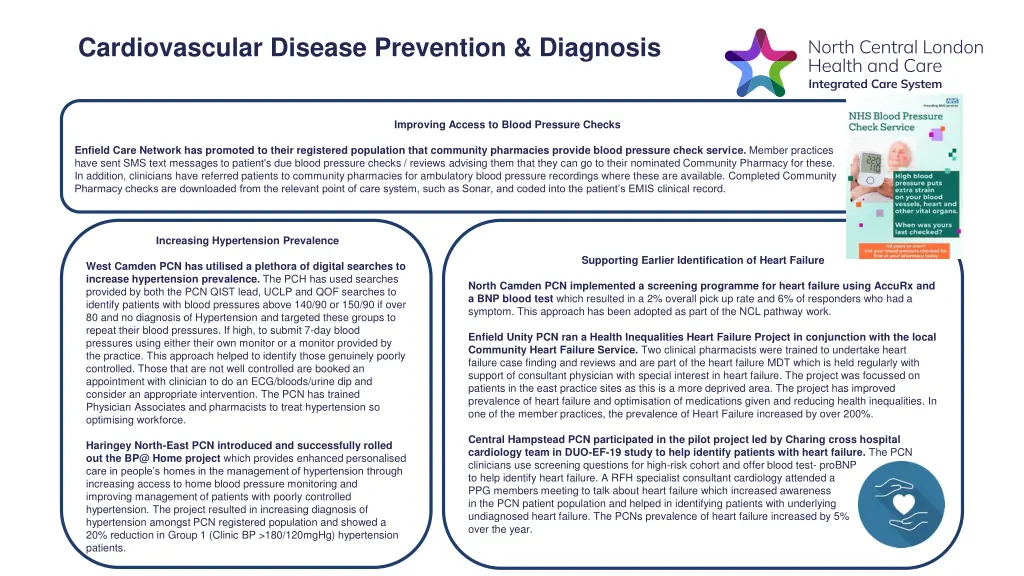cardiovascular disease prevention diagnosis