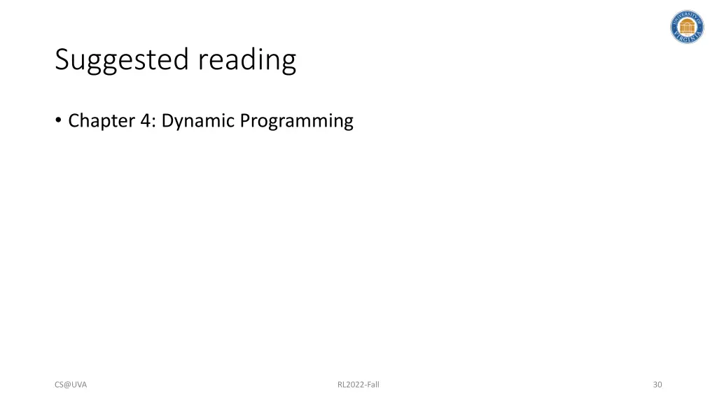 suggested reading