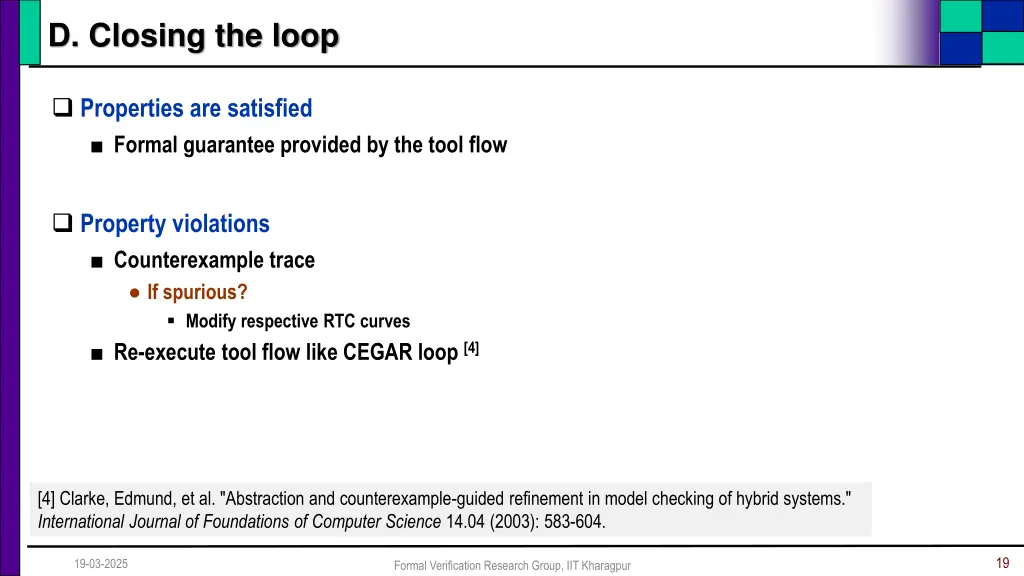 d closing the loop