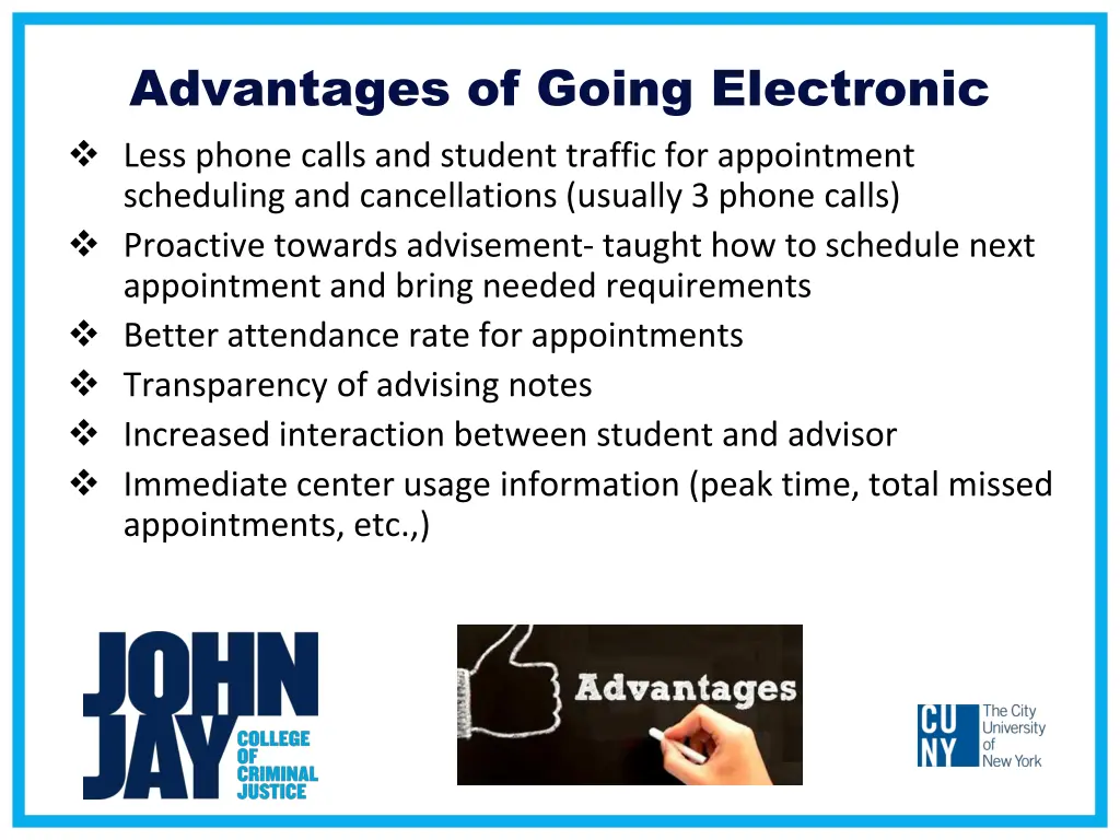 advantages of going electronic less phone calls