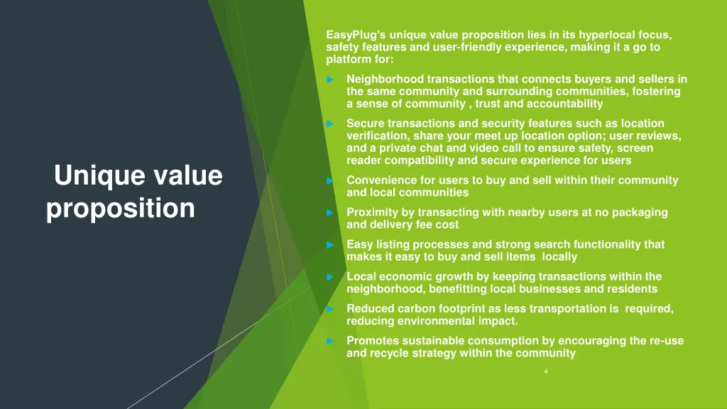 easyplug s unique value proposition lies