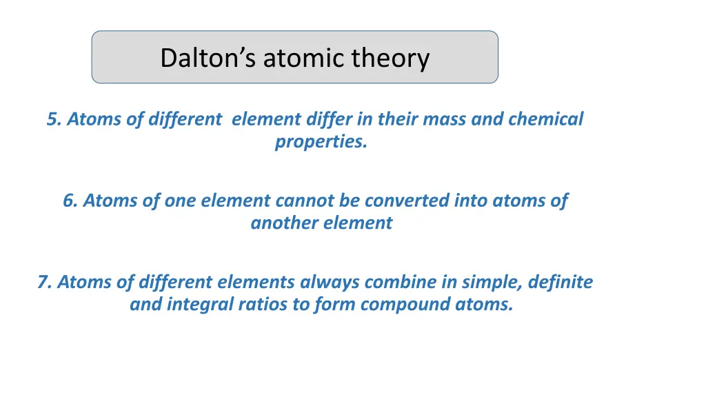 dalton s atomic theory 2