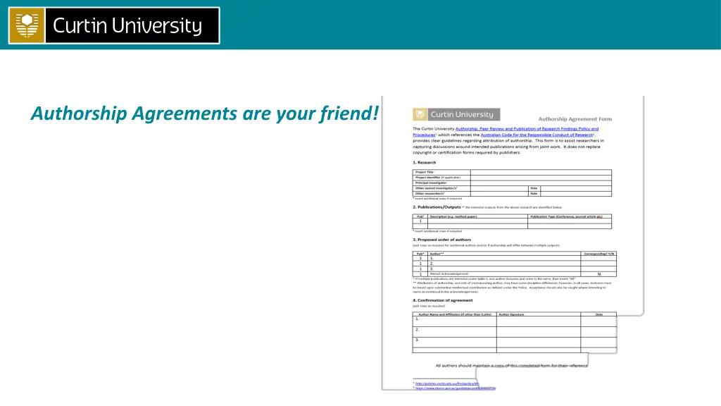 authorship agreements are your friend