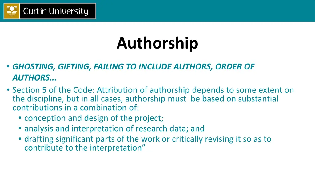 authorship
