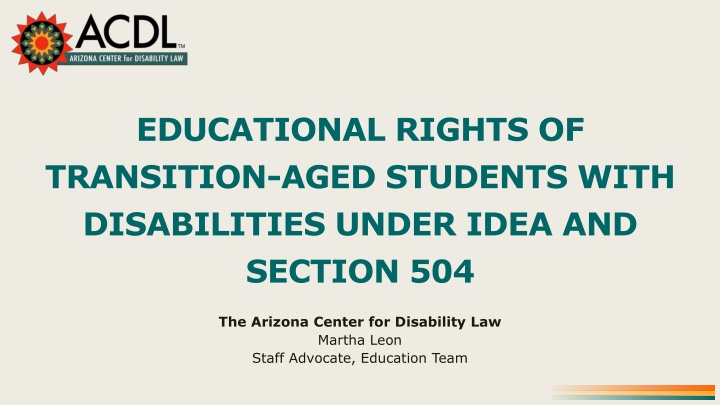 educational rights of transition aged students