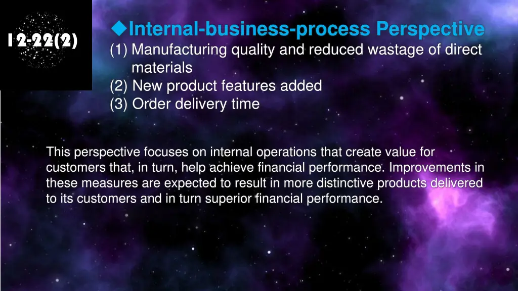 internal business process perspective
