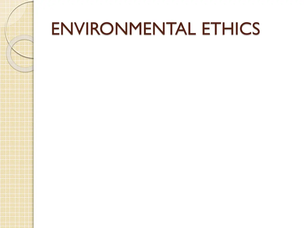 environmental ethics