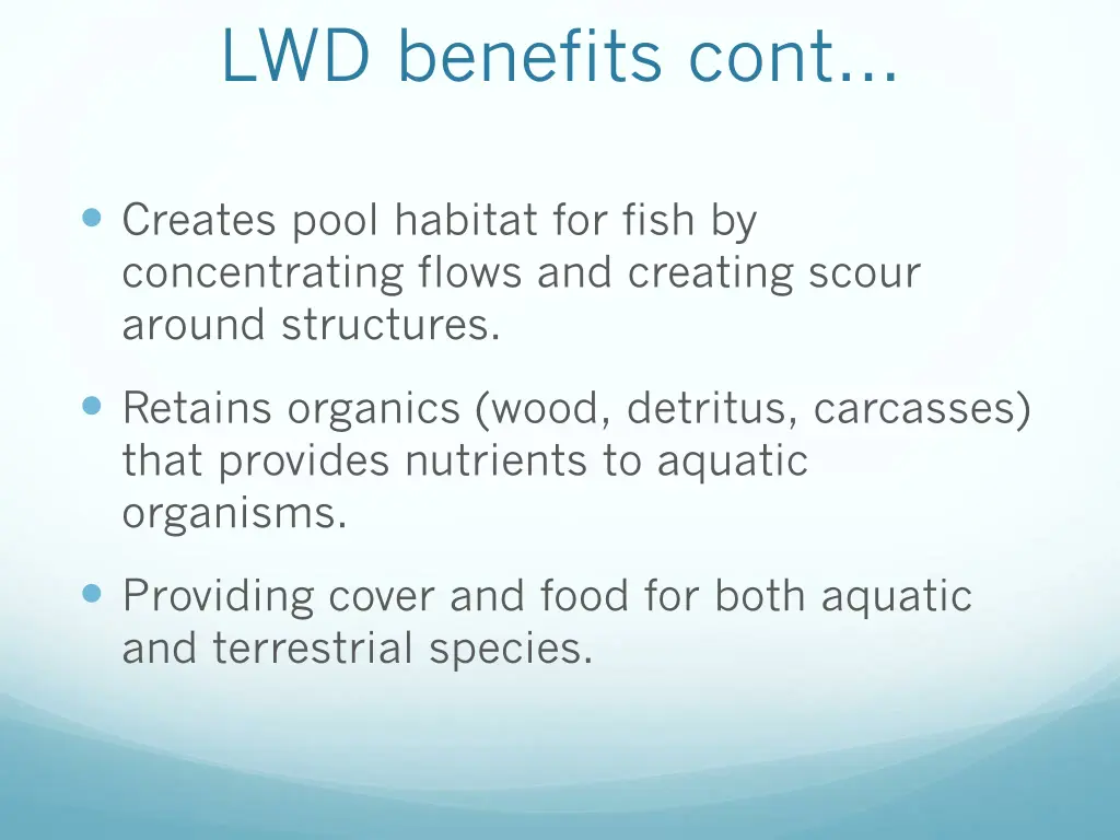 lwd benefits cont