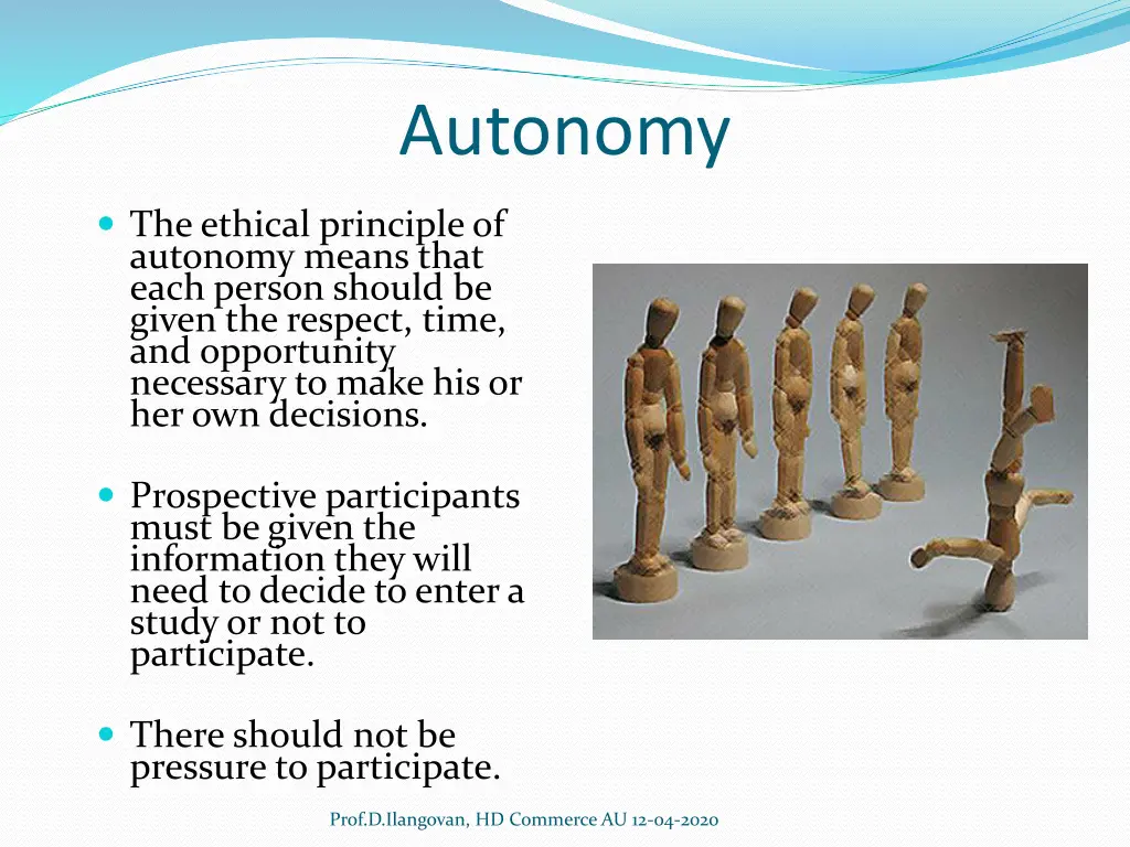 autonomy