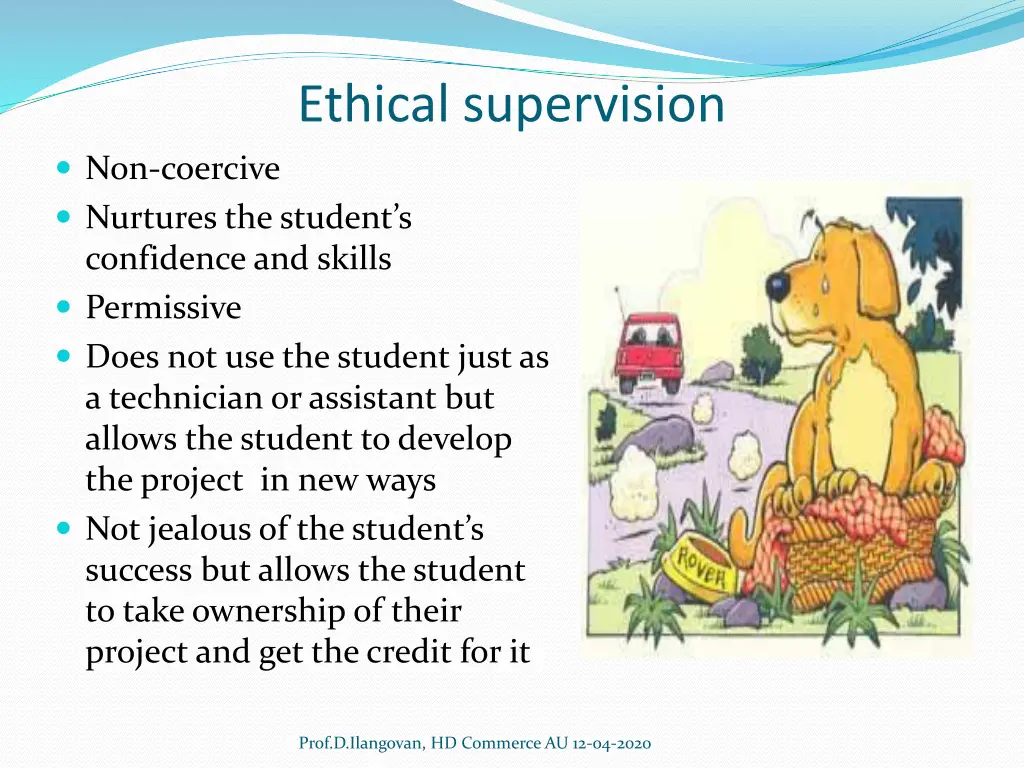 ethical supervision