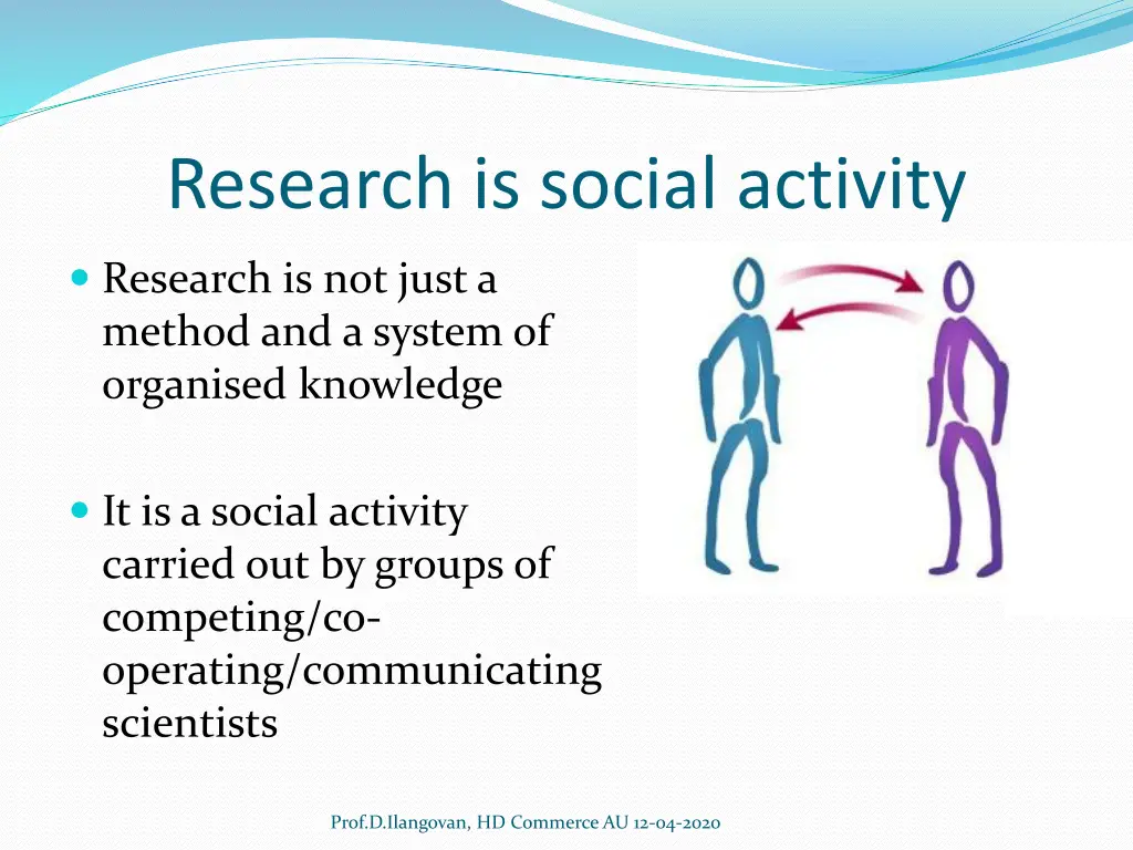 research is social activity