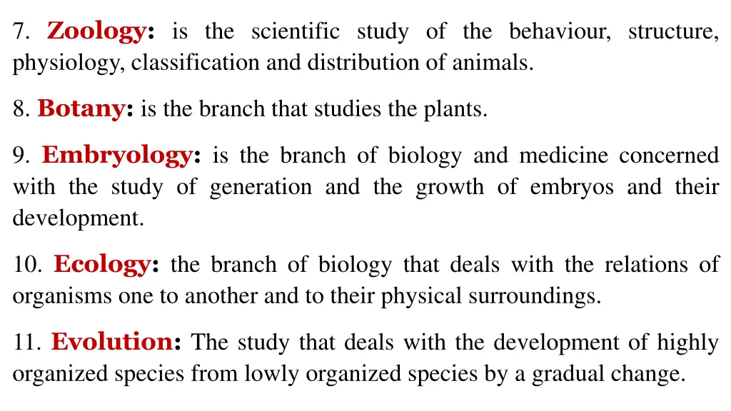 7 zoology is the scientific study