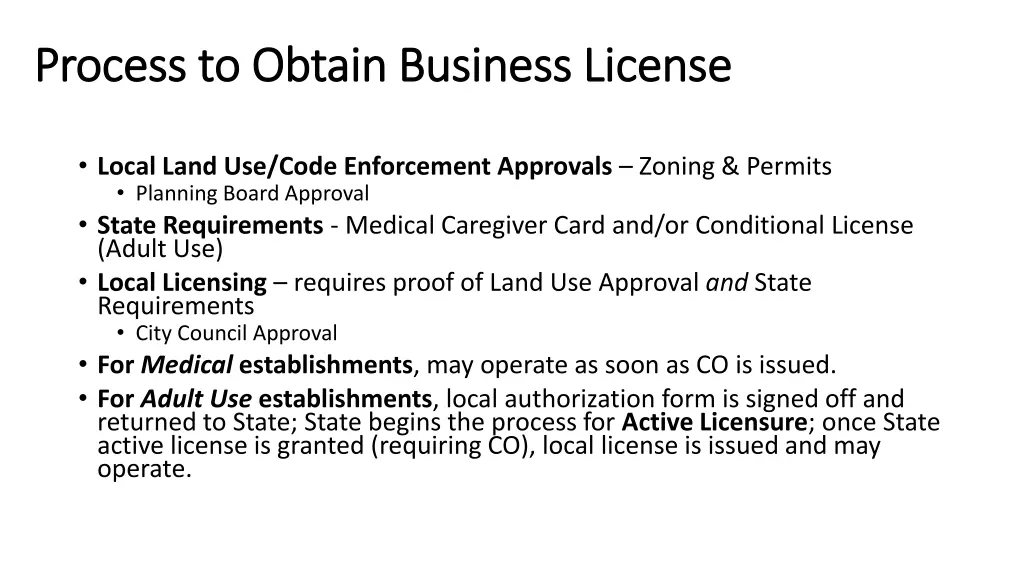 process to obtain business license process