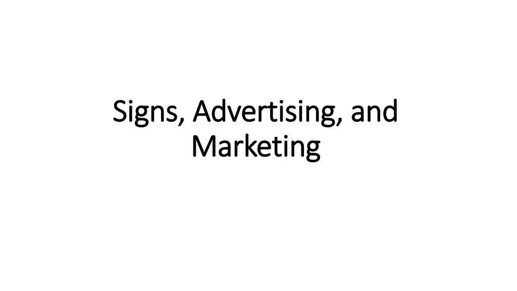 signs advertising and signs advertising