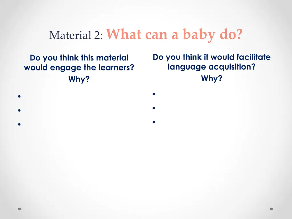 material 2 what can a baby do 1