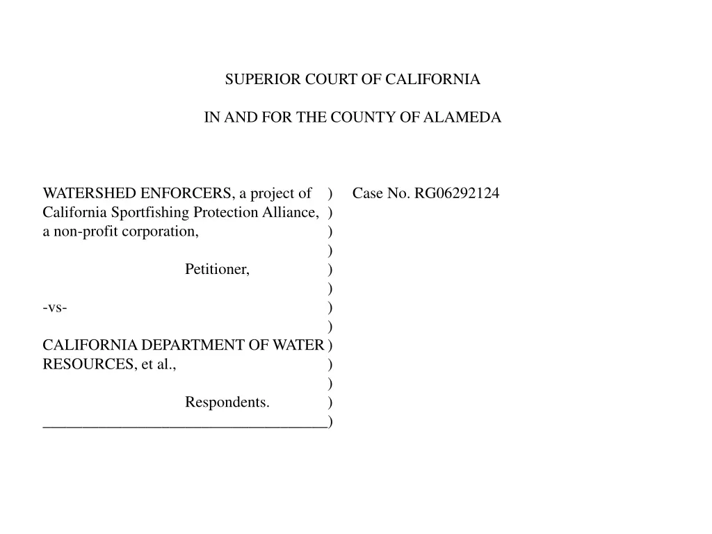 superior court of california