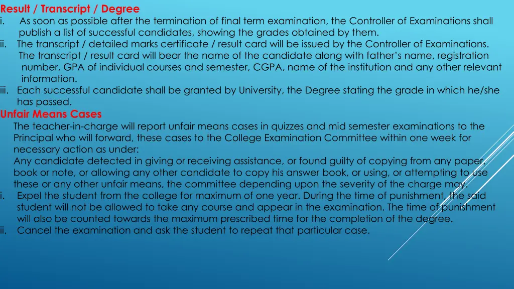 result transcript degree i as soon as possible