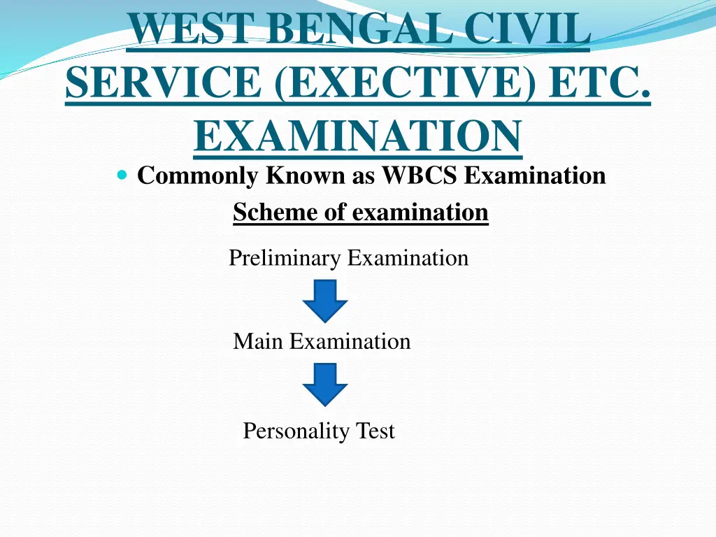 west bengal civil service exective