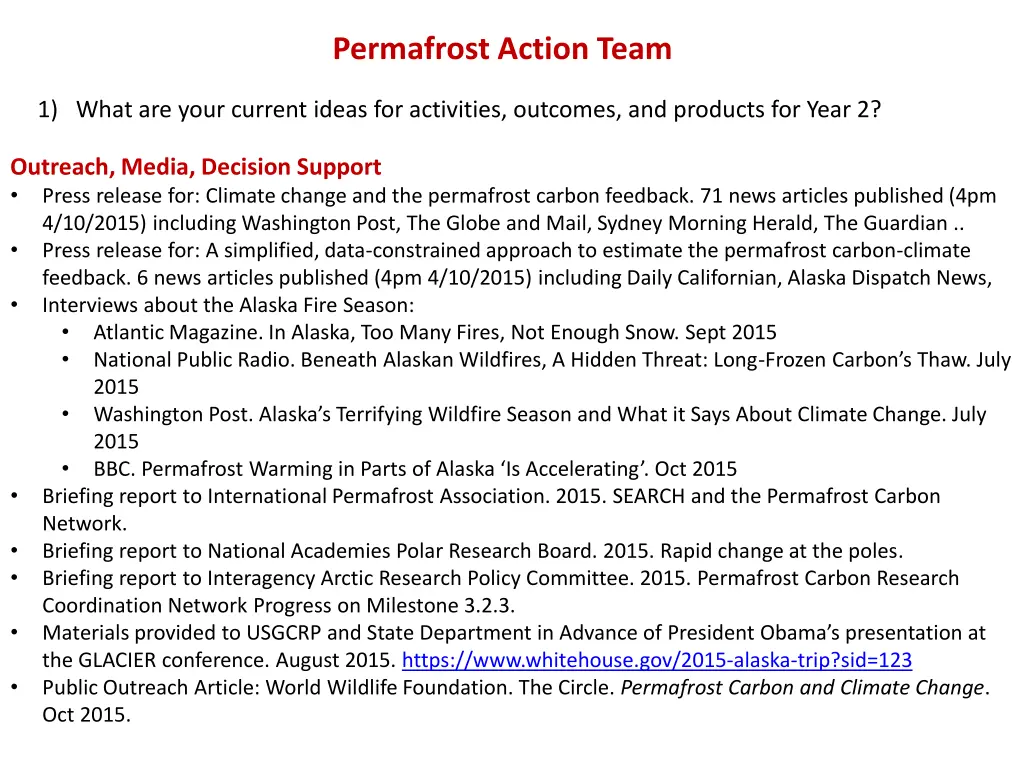 permafrost action team 2
