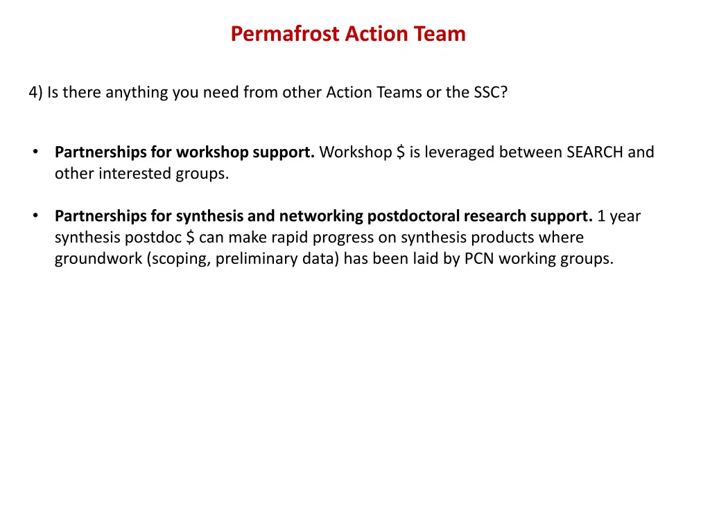permafrost action team 6