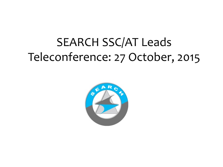search ssc at leads teleconference 27 october 2015