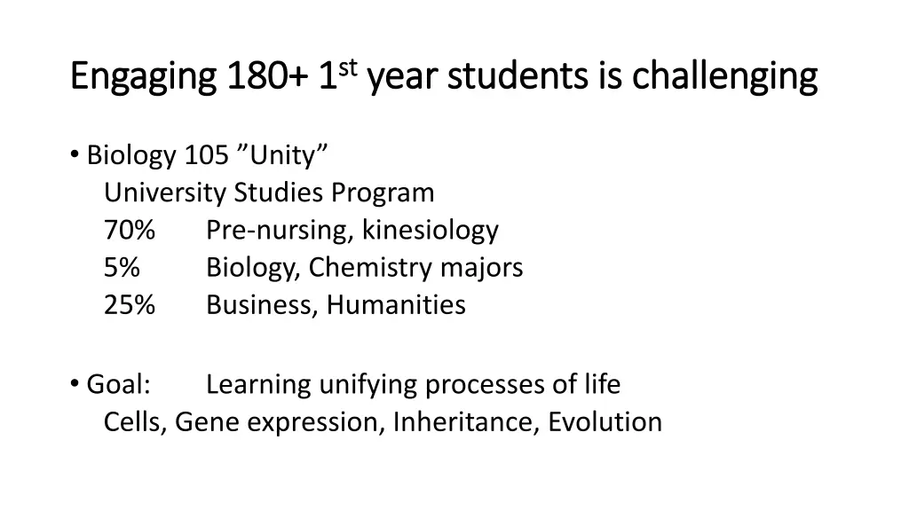 engaging 180 1 engaging 180 1 st st year students